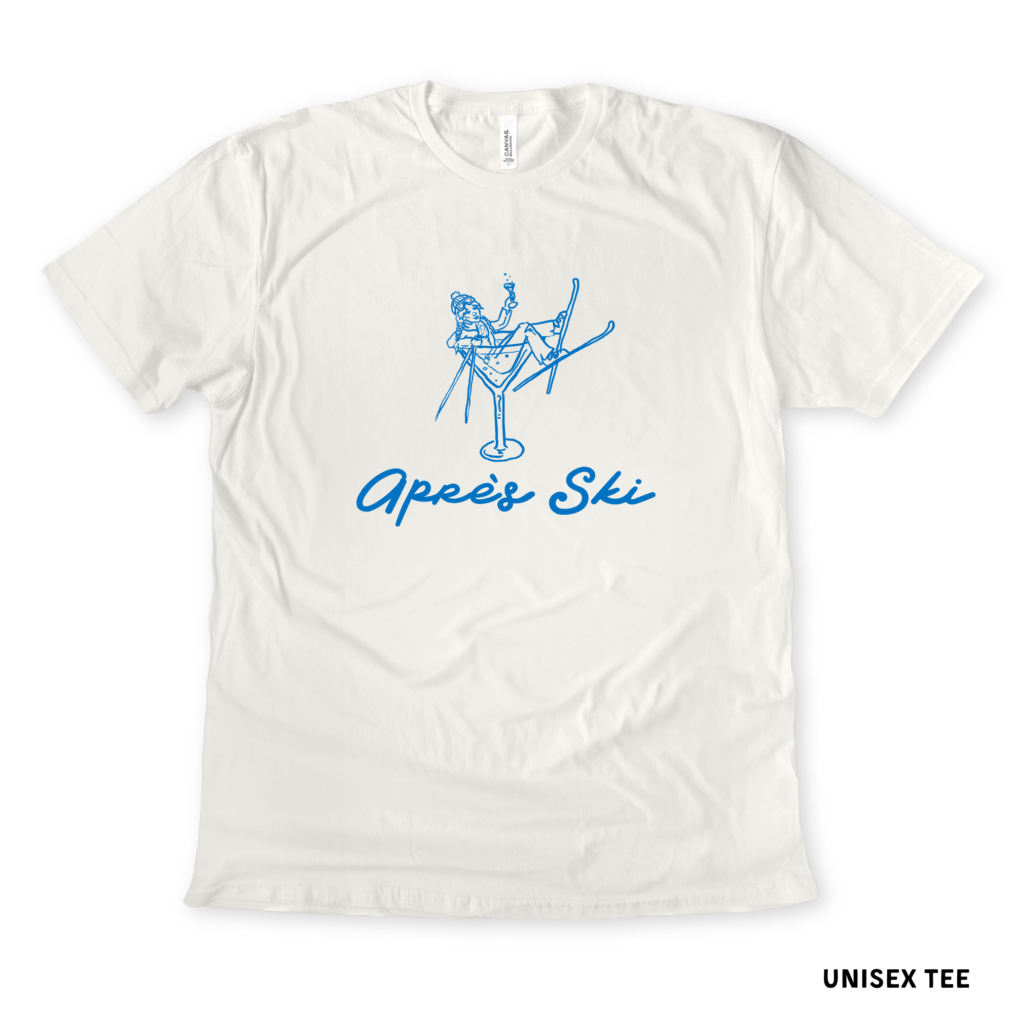 Après Ski Shirt | Graphic Tee | Long Sleeve 238: Heather Stone / XL / TShirt