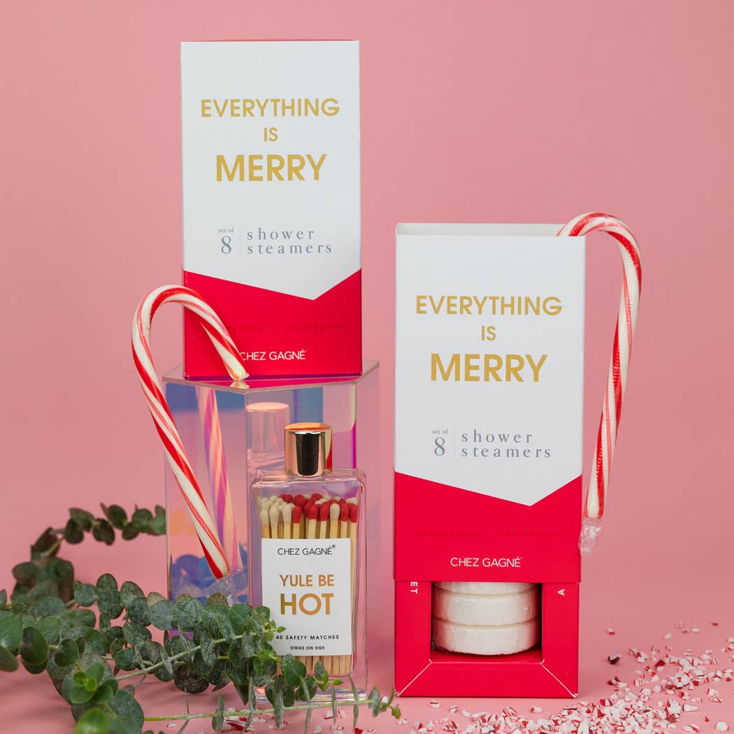 Everything is Merry - Shower Steamers - Funny Holiday Gift