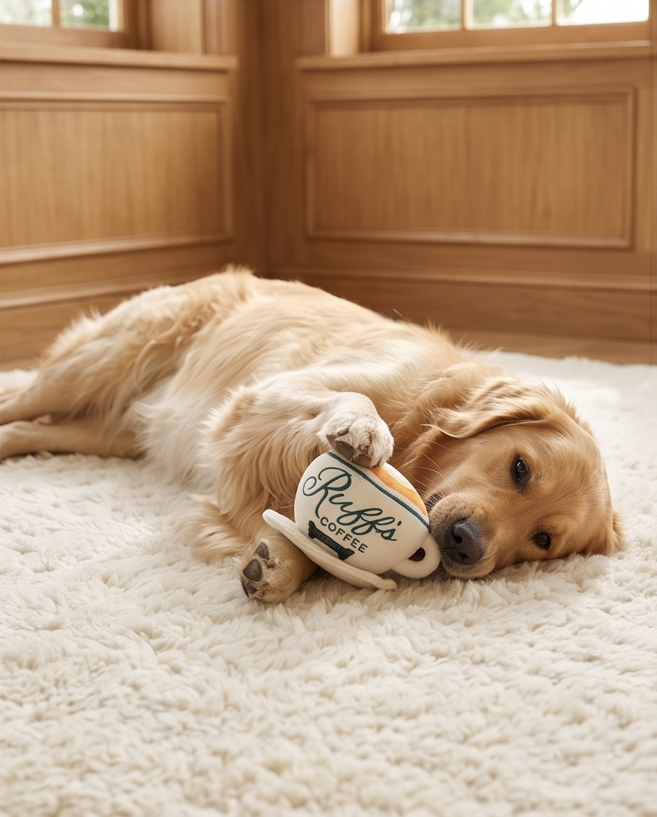 Ruff's Coffee Cup + Saucer