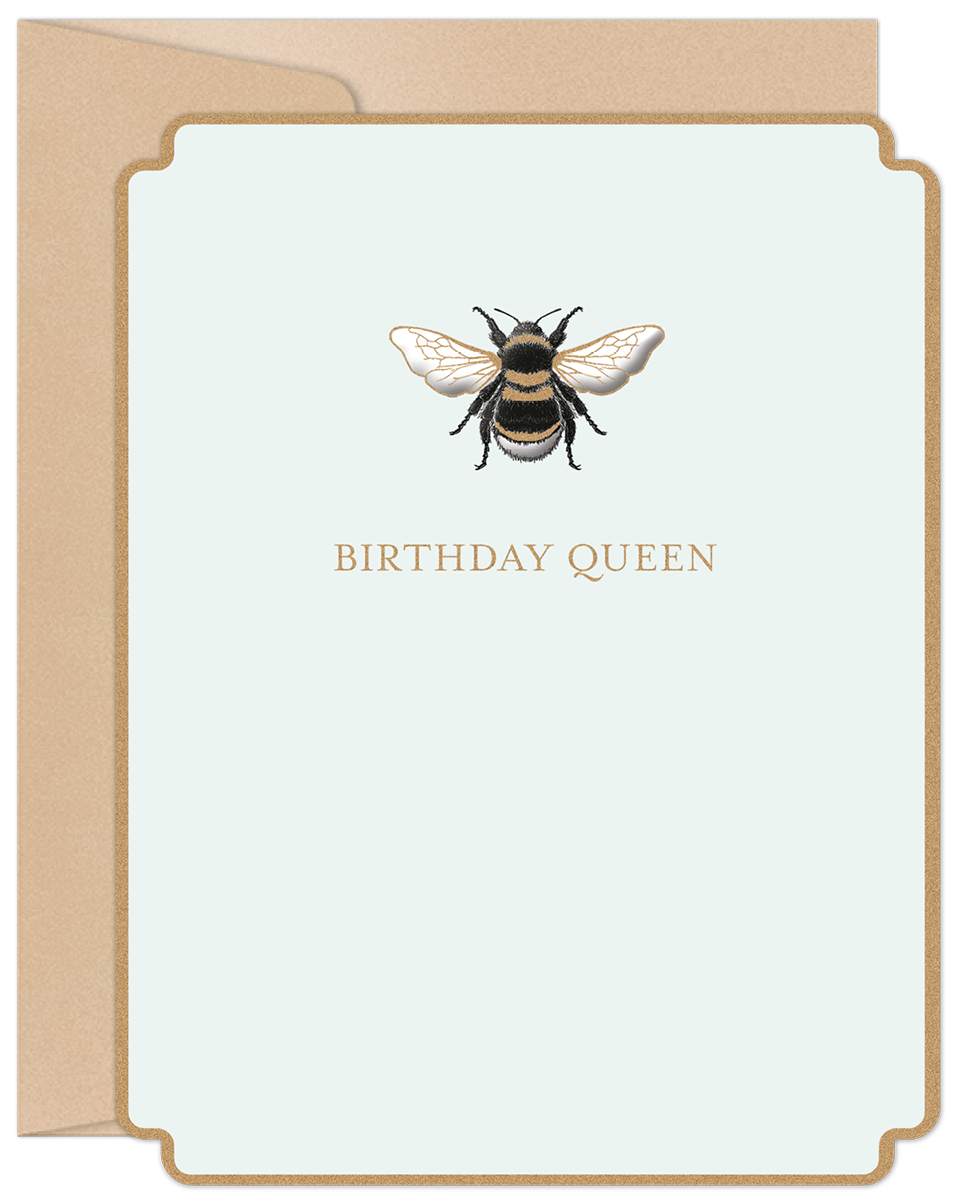 Birthday Queen Bee Birthday Card