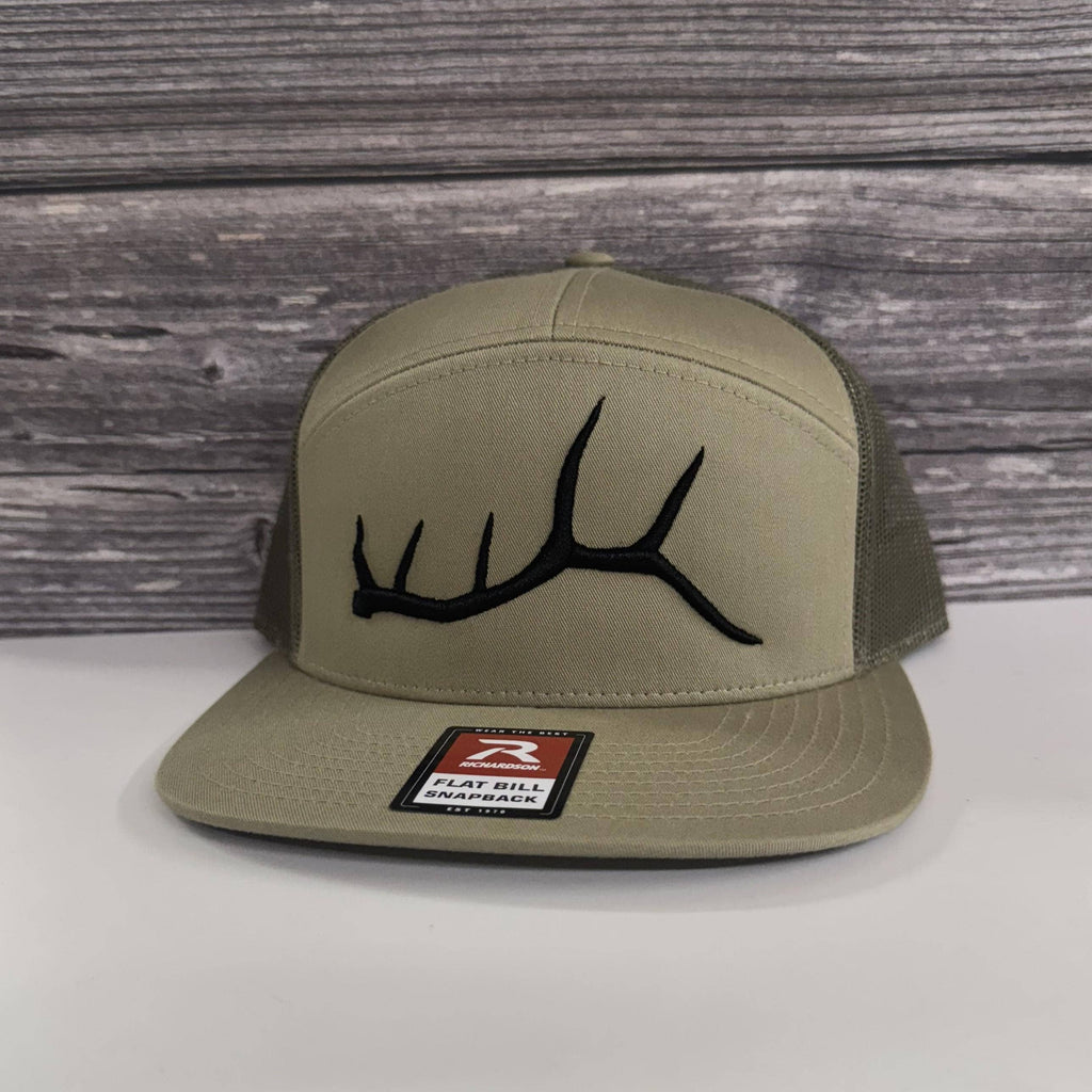 3D Embroidered Elk Antler Hat – 208Tees: 168 - Dark Green