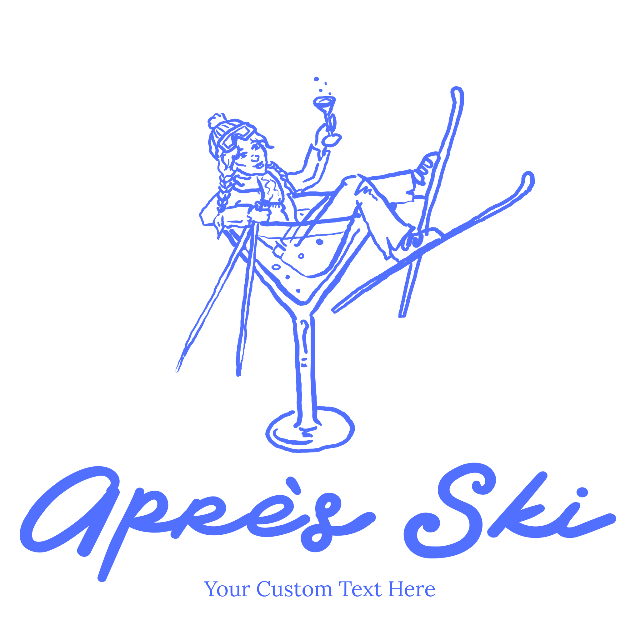 Après Ski Shirt | Graphic Tee | Long Sleeve 238: Heather Stone / XS / TShirt