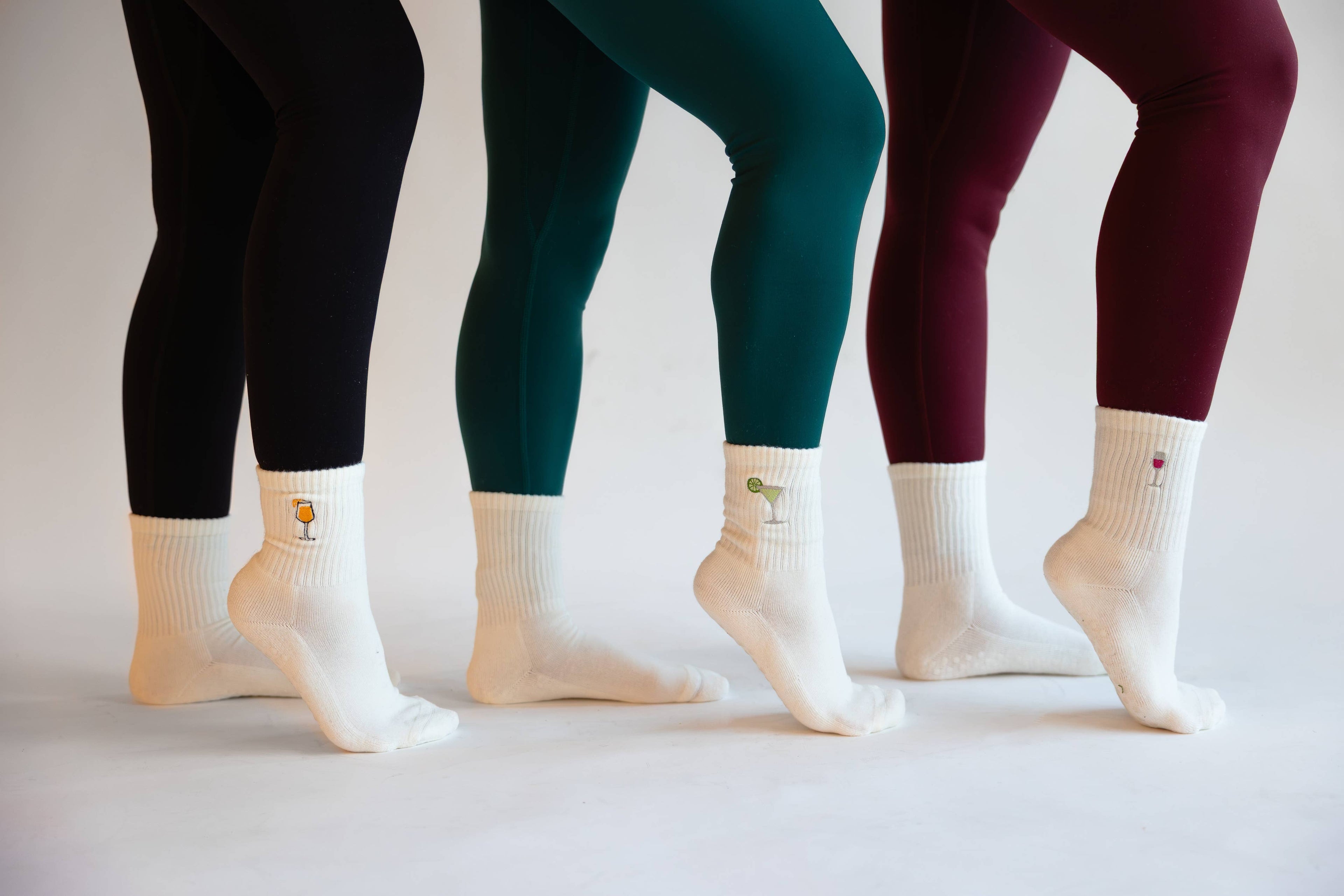 Wine Glass Grip Socks