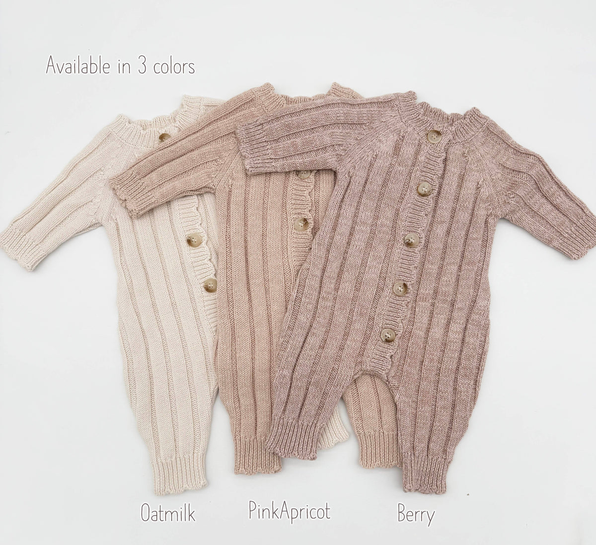 Mila Oatmilk Jumper Set: 3pc Set / Newborn (NB)