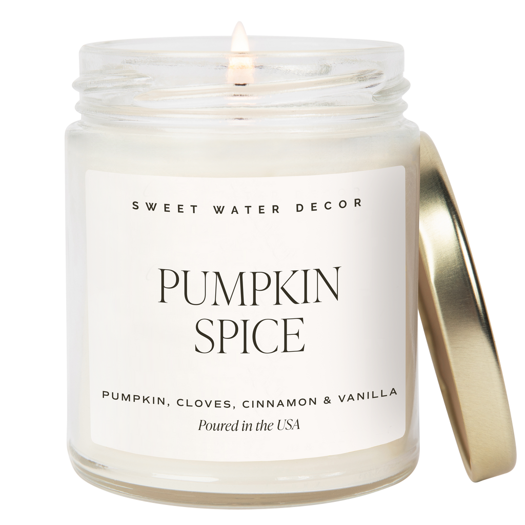 Pumpkin Spice 9 oz Soy Candle - Fall Decor and Gifts