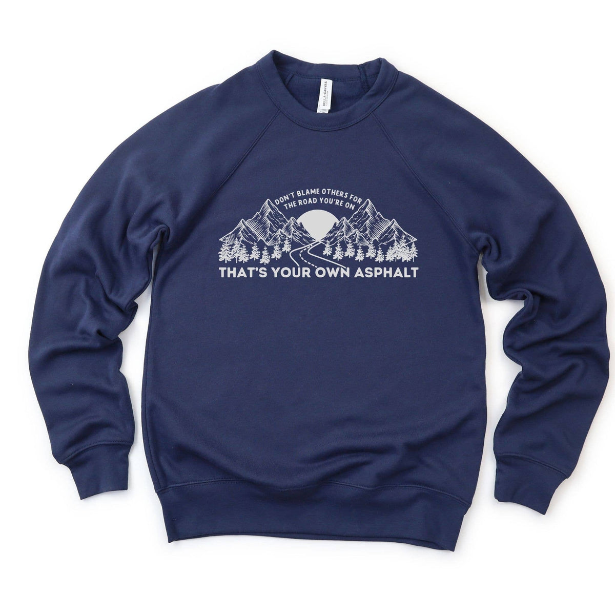 Funny Crewneck Sweatshirt | Outdoors Hoodie 052: Heather Royal / XXL / Hoodie Sweatshirt
