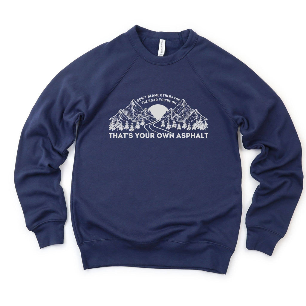 Funny Crewneck Sweatshirt | Outdoors Hoodie 052: Heather Royal / M / Hoodie Sweatshirt