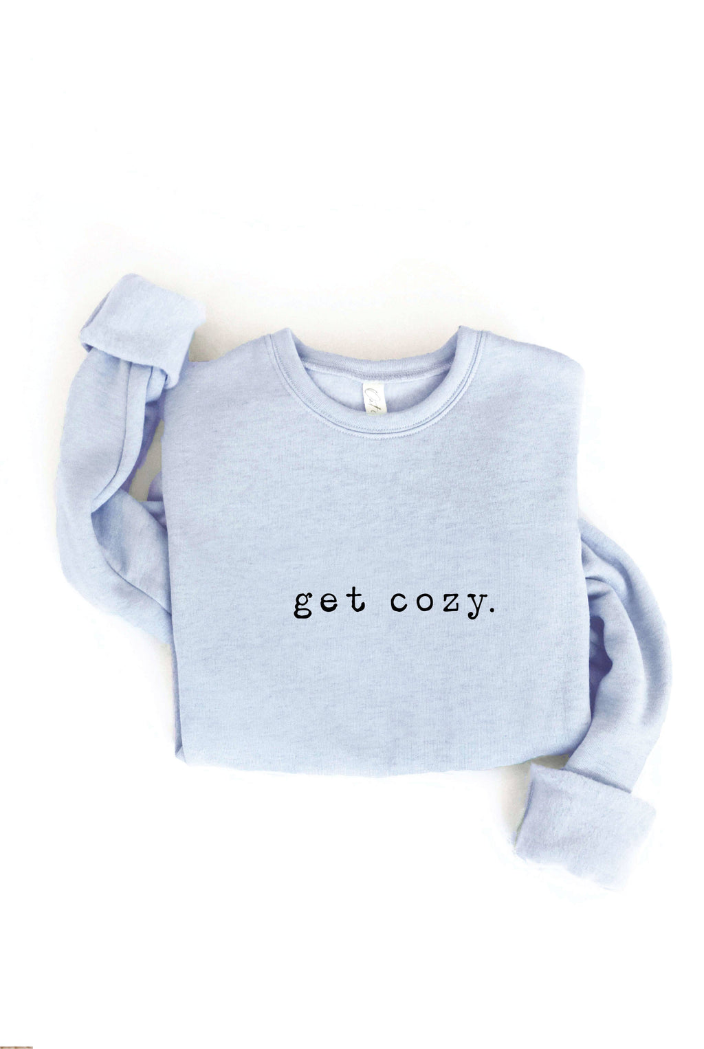 GET COZY Graphic Sweatshirt: MAROON / XL