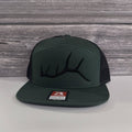 3D Embroidered Elk Antler Hat – 208Tees: 168 - Dark Green