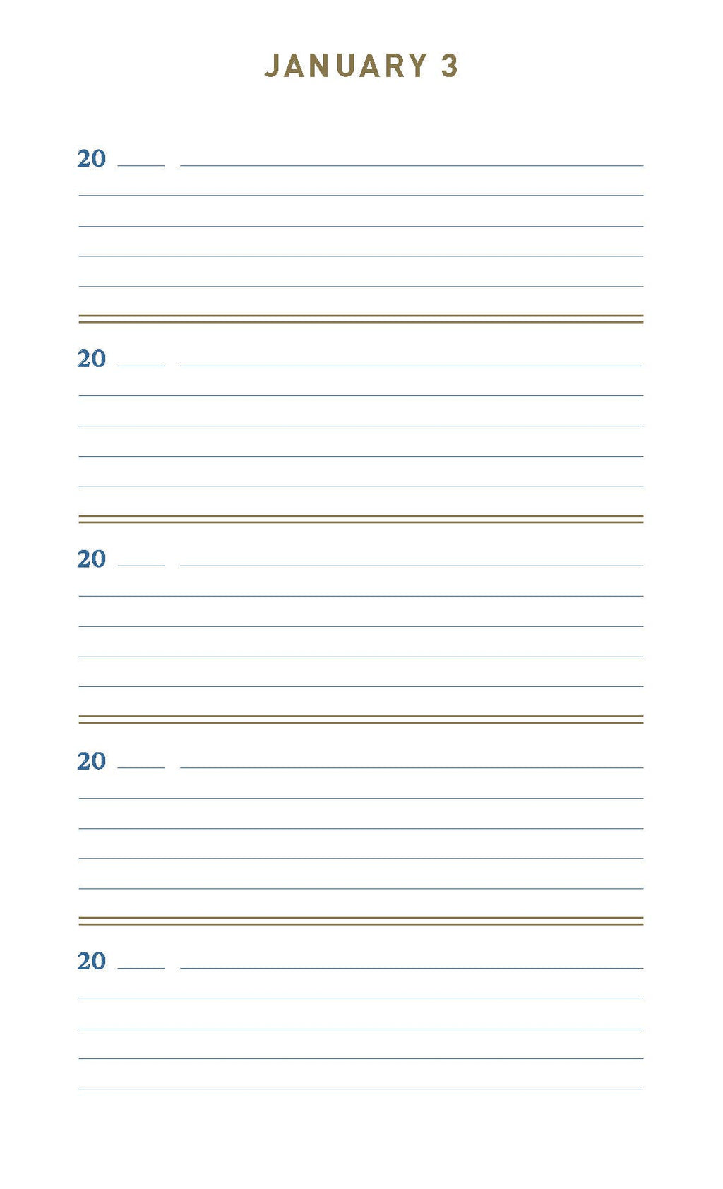 Denim One Line A Day