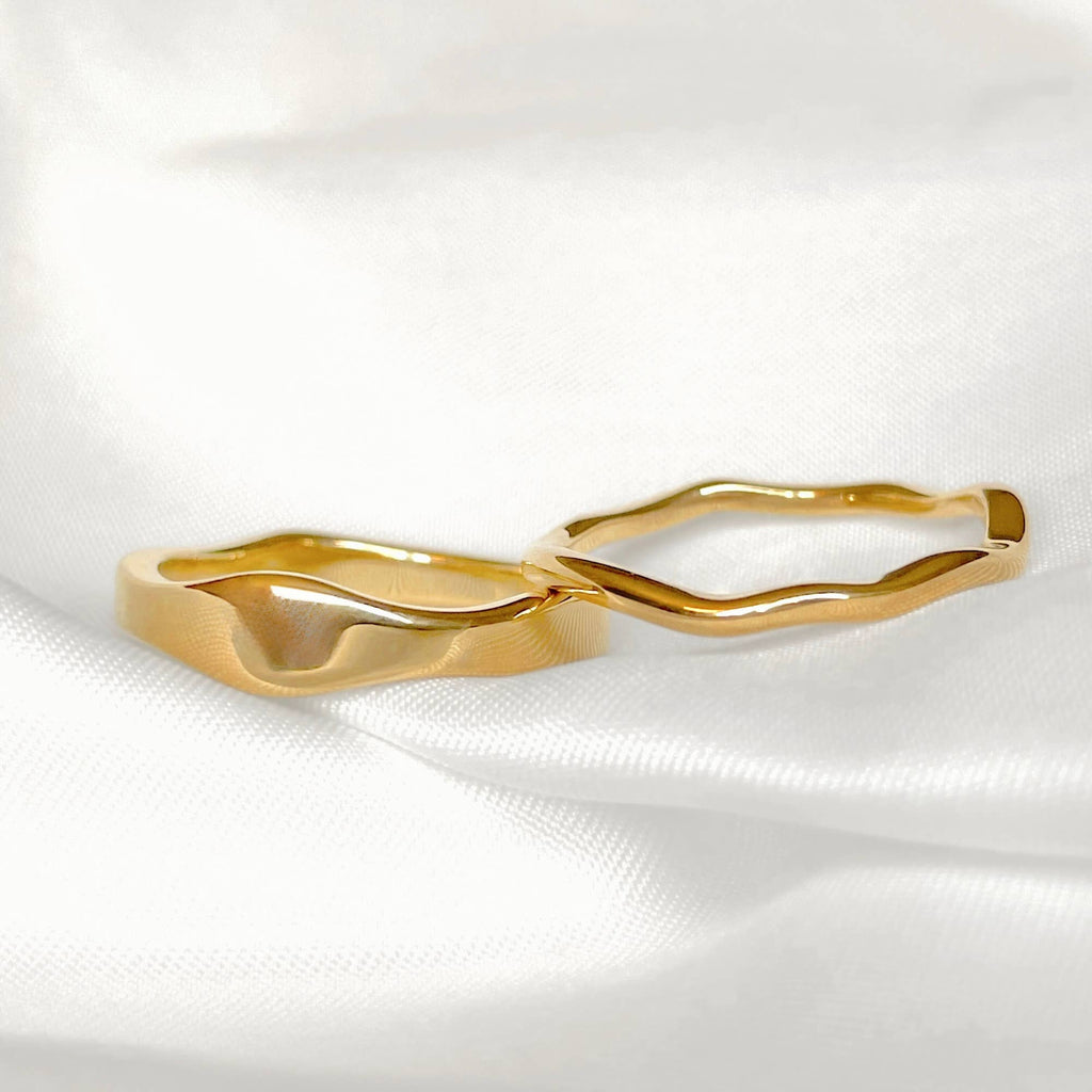 Gold Wave Ring