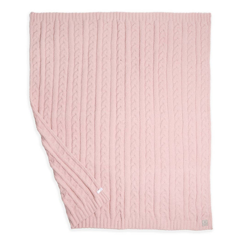 Braided Cable Knit Luxury Soft Throw Blanket