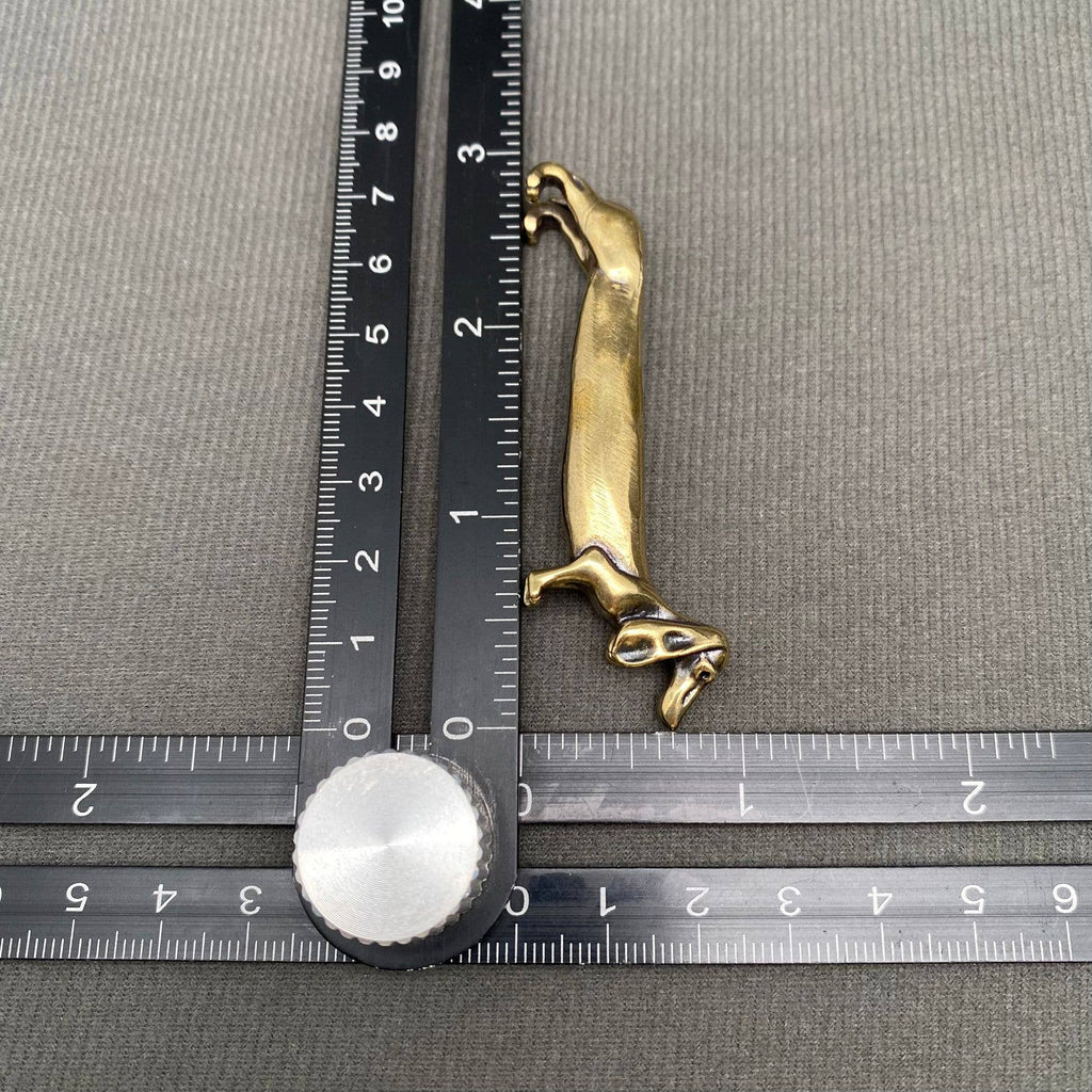 Brass Dachshund