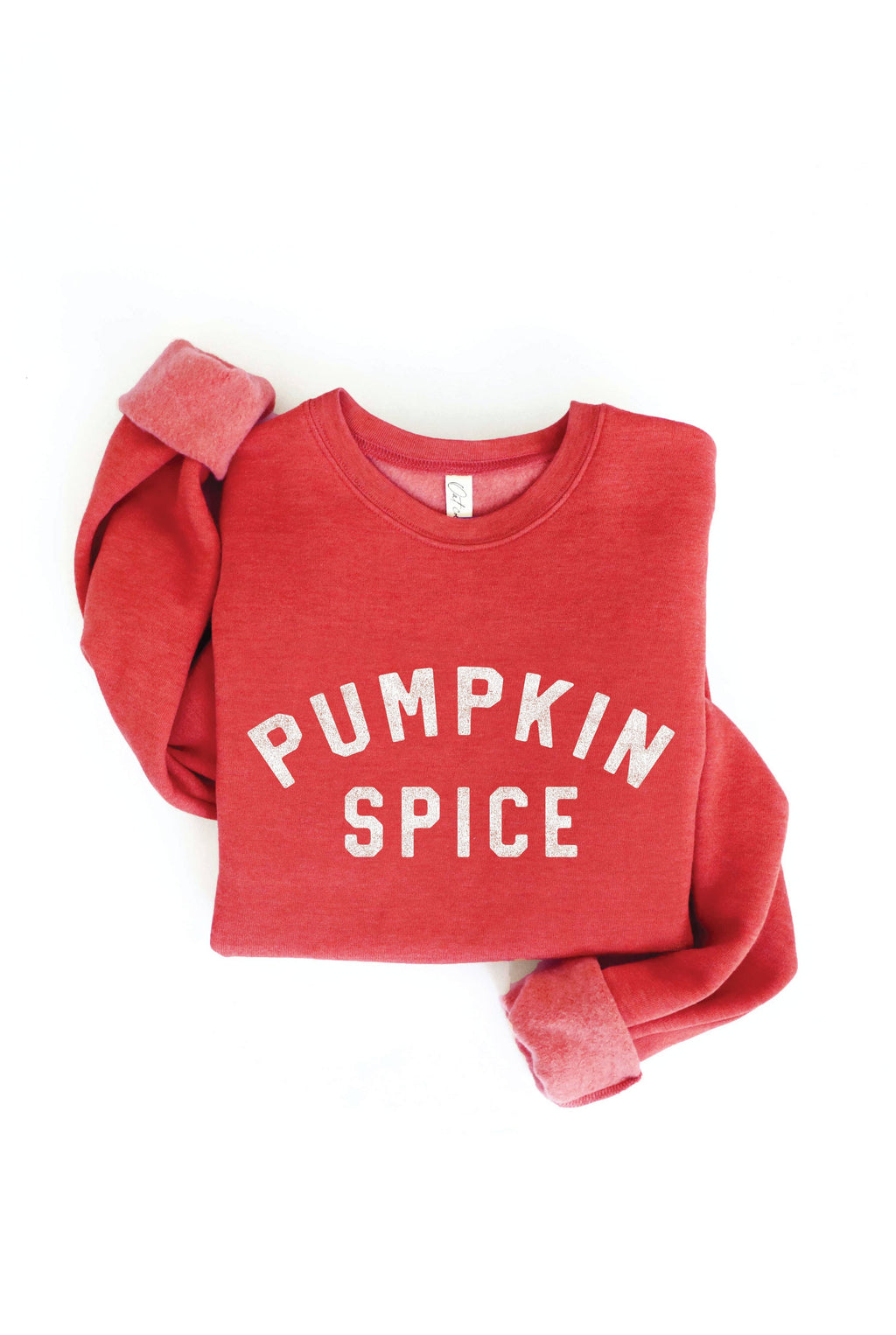 PUMPKIN SPICE Graphic Sweatshirt: AUTUMN LEAF / L