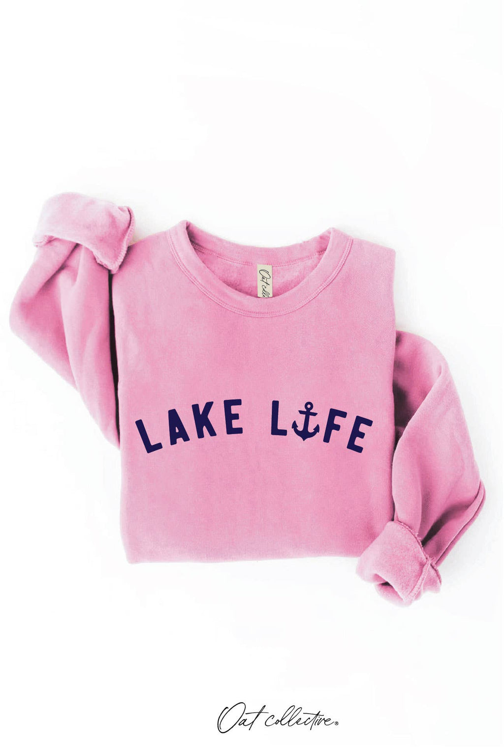 LAKE LIFE Graphic Sweatshirt: BLACK / S