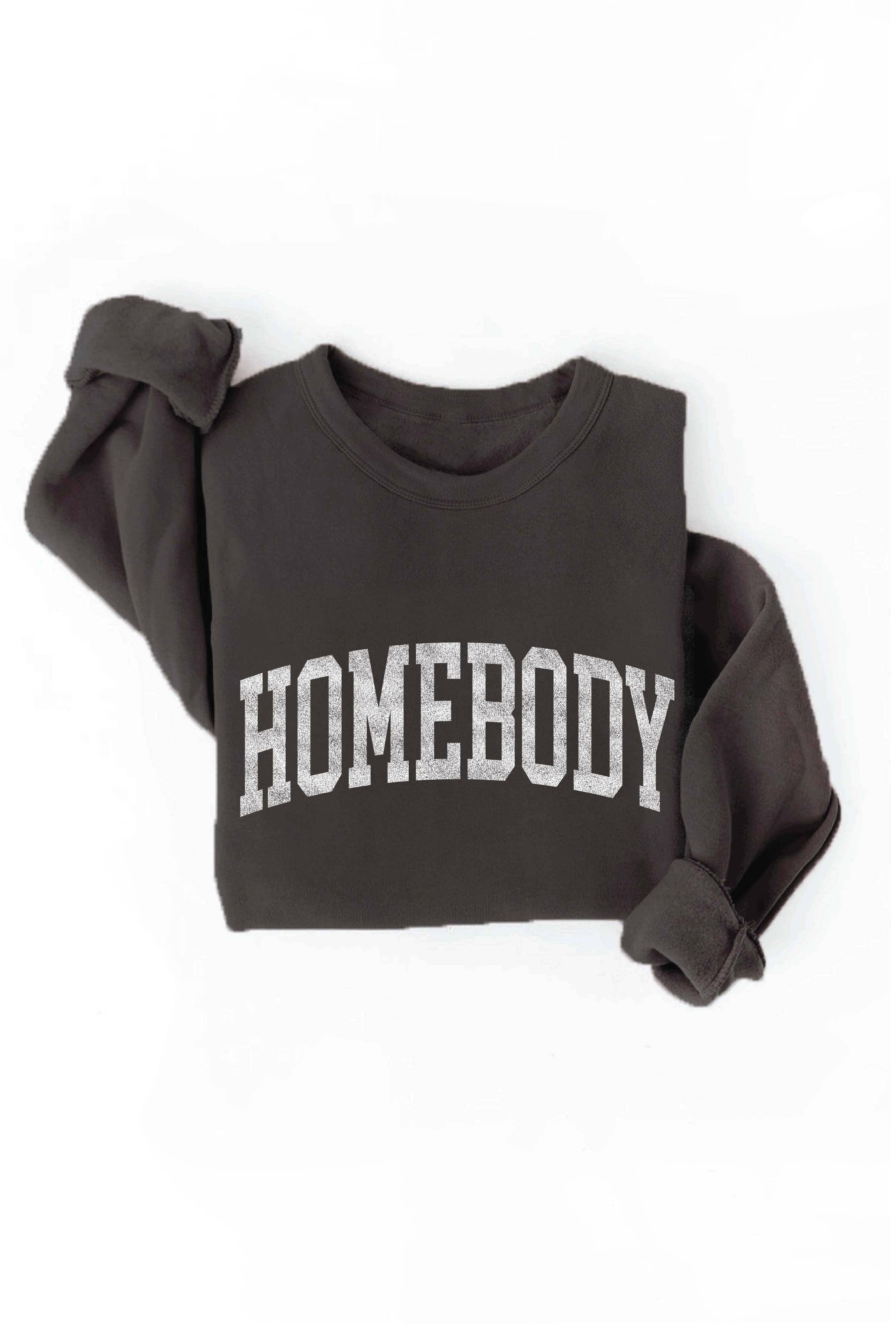 HOMEBODY Graphic Sweatshirt: ROSE / S