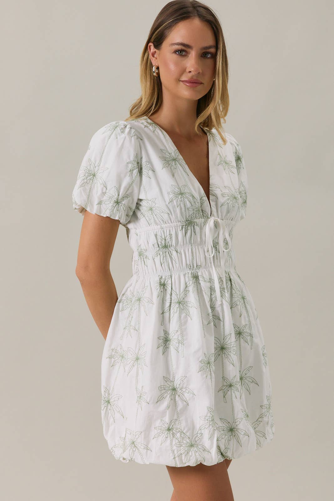 Palm Breeze Bubble Dress