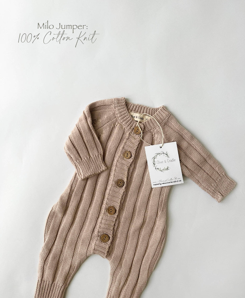 Milo Jumpsuit: Taupe
